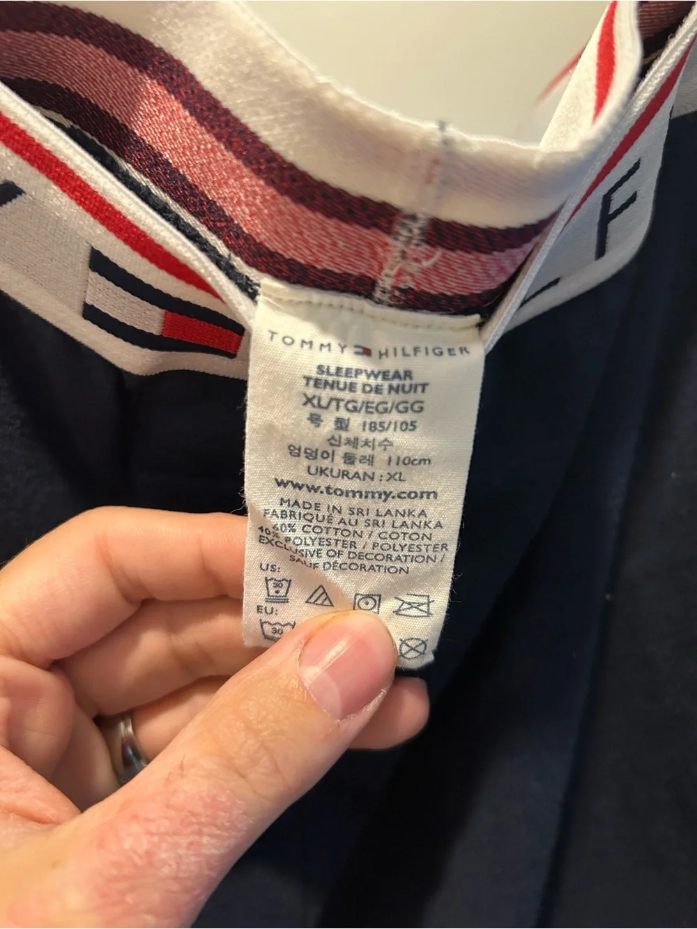 Tommy Hilfiger Navy Boxer Briefs with Branded Waistband